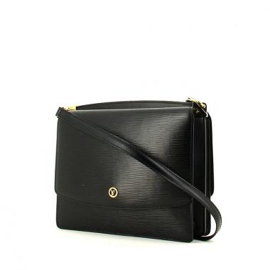 Bolso bandolera Louis Vuitton en cuero Epi negro