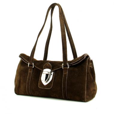 Borsa in camoscio marrone