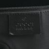 Gucci Jackie handbag in black leather and monogram canvas - Detail D3 thumbnail