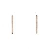 Messika Gatsby Barrette earrings for non pierced ears in pink gold and diamonds - 00pp thumbnail