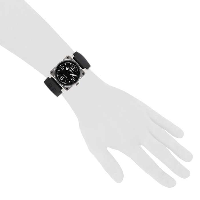 Montre Bell
Ross BR03 en acier Vers 2010 - Detail D1