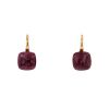 Pomellato Nudo earrings in yellow gold and tourmaline - 00pp thumbnail