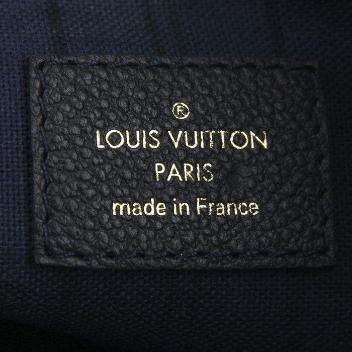Bolso Cabás Louis Vuitton Citadines en cuero Monogram azul oscuro - Detail D3