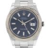 Rolex Datejust II watch in stainless steel and grey gold  Ref:  116334 Circa  2010 - 00pp thumbnail