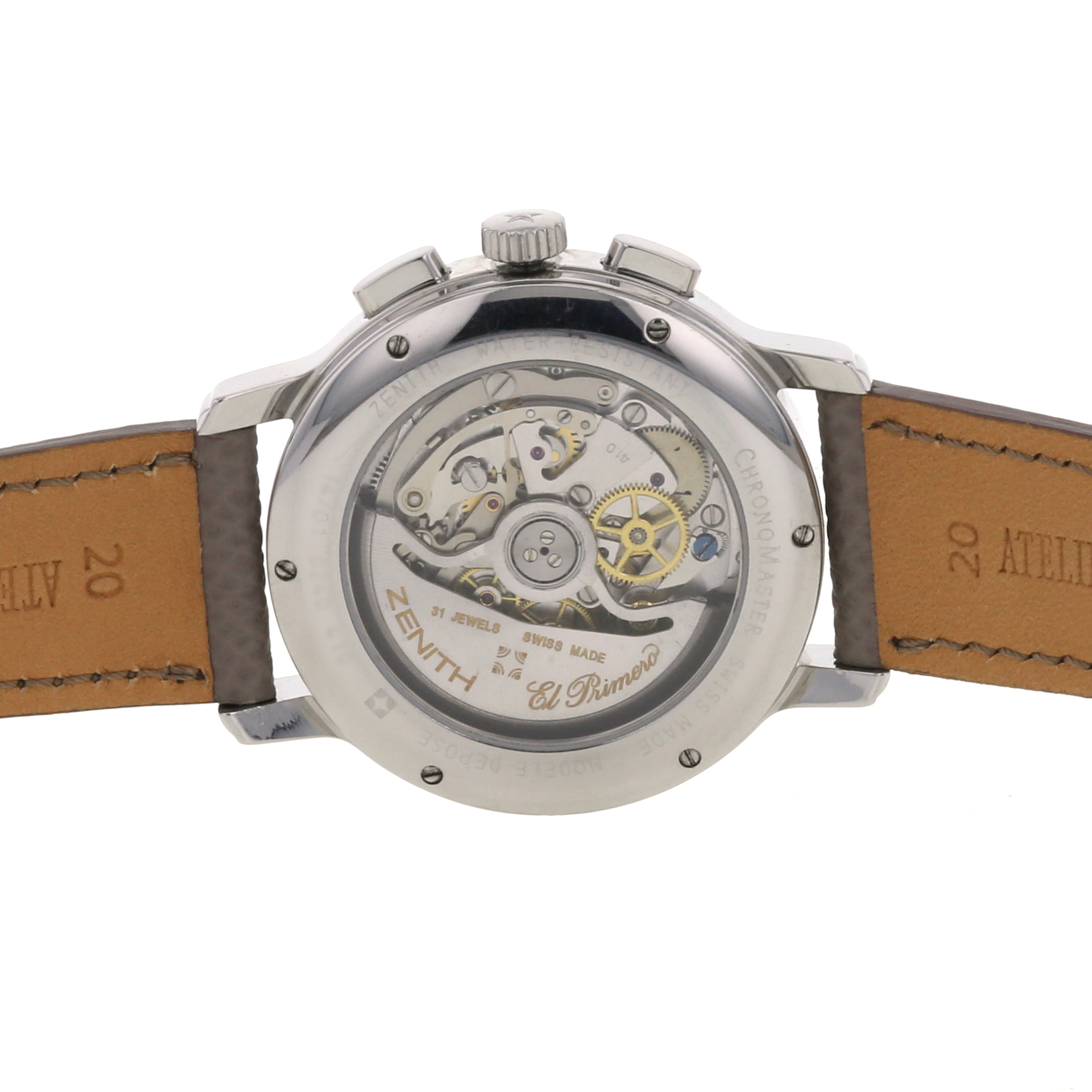 Montre Zenith El Primero Chronomaster en acier Vers 2000 - Detail D1