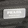 Sac à main Prada en toile vert-kaki et cuir marron - Detail D3 thumbnail