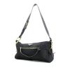 Prada handbag in black canvas and leather - 00pp thumbnail