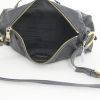 Bolso de mano Prada en lona y cuero negra - Detail D2 thumbnail