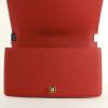 Chanel Boy shoulder bag in red grained leather - Detail D4 thumbnail