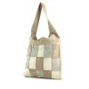 Chanel handbag in beige, taupe and grey suede - 00pp thumbnail