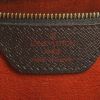 Bolso de mano Louis Vuitton en lona a cuadros ébano y cuero marrón - Detail D3 thumbnail