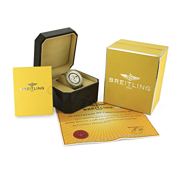 Breitling Montbrillant Olympus watch in stainless steel Ref:  A19350 Circa  2000