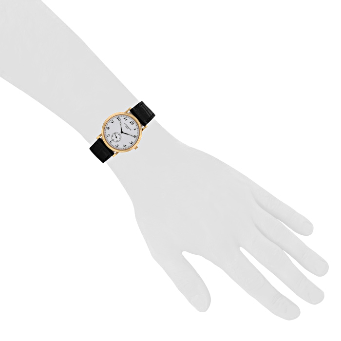 Montre Patek Philippe Calatrava Officier en or rose Ref :  5022 Vers  1999 - Detail D1