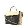 Marc Jacobs handbag in black, etoupe and beige leather - 00pp thumbnail