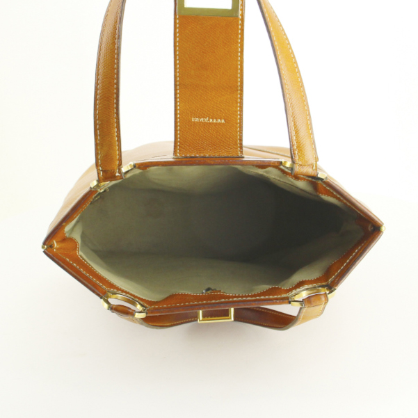 Borsa Berry in pelle Courchevel gold - Detail D2