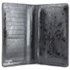 Portafogli Chanel 2.55 - Wallet in pelle trapuntata nera invecchiato - Detail D1 thumbnail