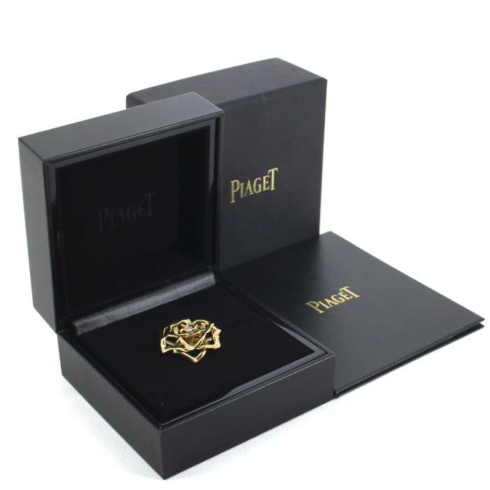 Bague Piaget grand modèle en or rose et diamant - Detail D2