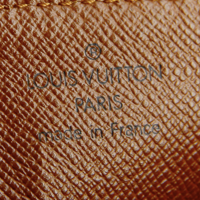 Borsa Papillon in tela monogram e pelle naturale - Detail D3