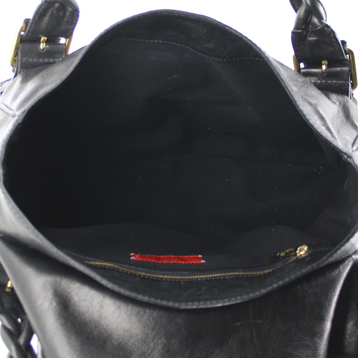 Borsa in pelle nera - Detail D2