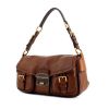 Prada handbag in brown leather - 00pp thumbnail