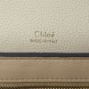 Chloé Sally shoulder bag in grey, taupe and blue tricolor leather - Detail D3 thumbnail