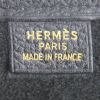 Hermes shopping bag in black grained leather - Detail D3 thumbnail