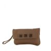 Marc Jacobs pouch in taupe leather - 00pp thumbnail