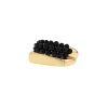 Fred Success Caviar medium model ring in yellow gold and onyx - 00pp thumbnail