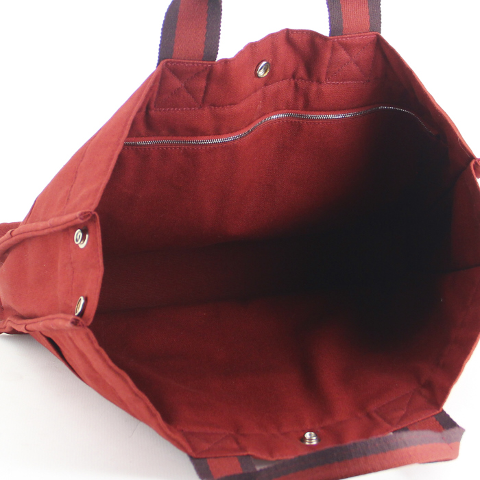 Shopping bag Toto Bag - Shop Bag in tela rossa - Detail D2