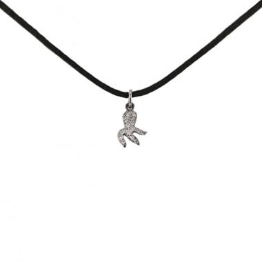 Pomellato Dodo pendant in white gold and diamonds