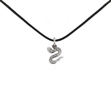 Ciondolo Pomellato Dodo in oro bianco e diamanti