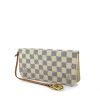 Louis Vuitton wallet in azur damier canvas and white leather - 00pp thumbnail