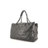 Chanel Grand Shopping handbag in grey glittering leather - 00pp thumbnail