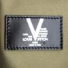 Bolsa de viaje Louis Vuitton Steamer Bag en lana roja y negra y cuero negro - Detail D3 thumbnail