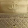 Chanel Timeless handbag in gold jersey canvas - Detail D4 thumbnail