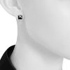 Mauboussin Etoile Divine earrings in white gold,  onyx and diamonds - Detail D1 thumbnail