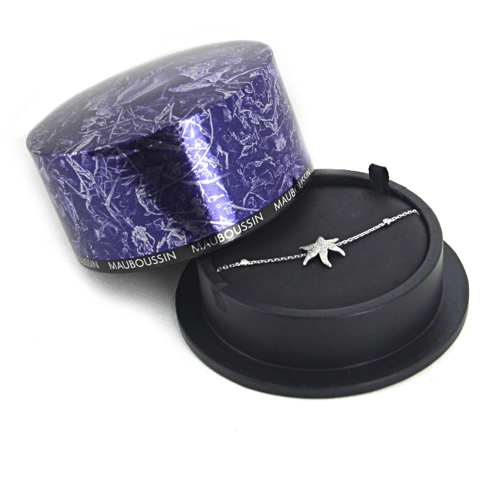 Mauboussin Etoile Marine necklace in white gold and diamonds - Detail D2