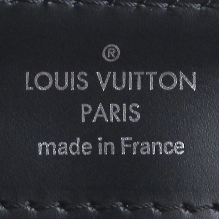 Louis Vuitton handbag in black epi leather - Detail D3