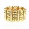 Vintage 1980's bracelet in yellow gold and pink gold - 360 thumbnail