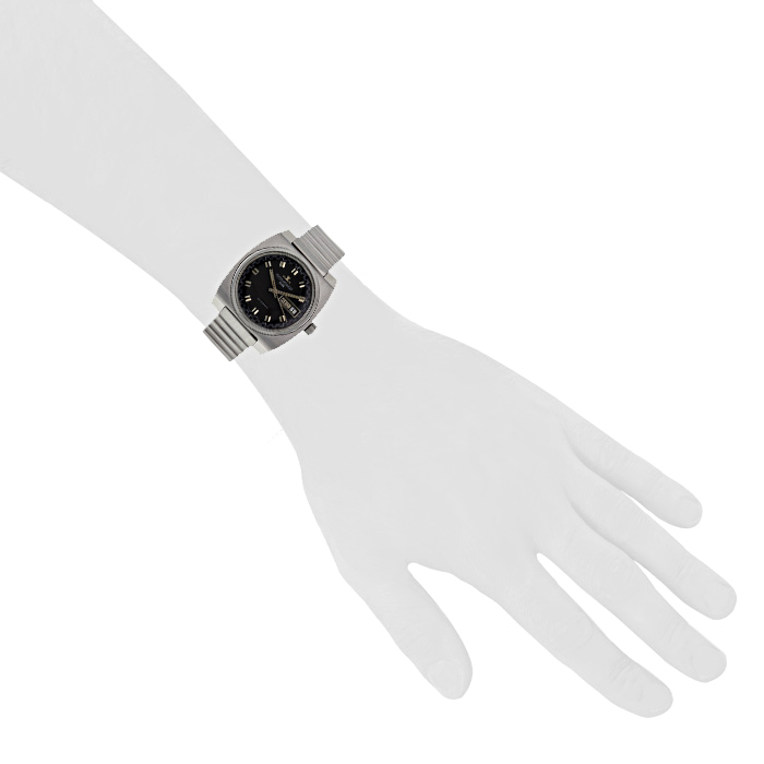 Jaeger Lecoultre Club watch in stainless steel Circa  1970 - Detail D1