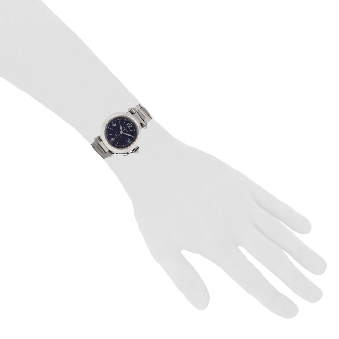 Cartier Pasha C watch in stainless steel Circa 2000 - Detail D1