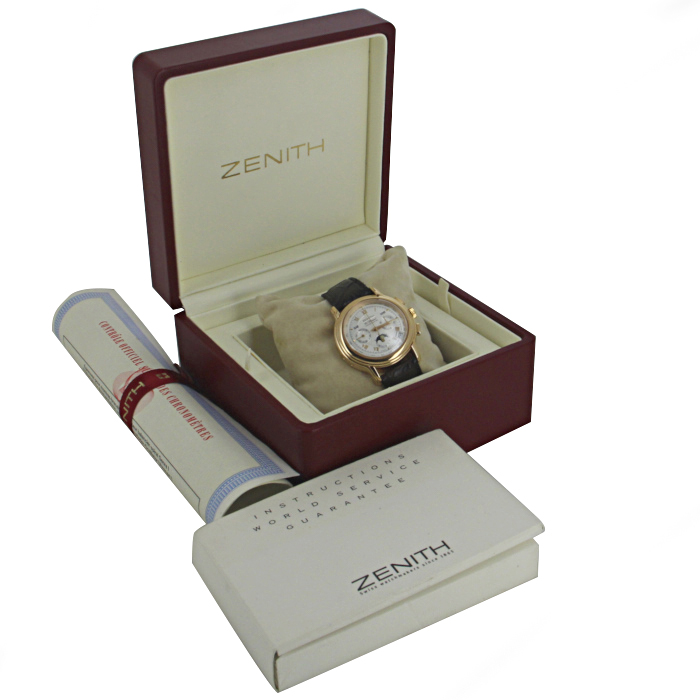 Orologio Zenith Chronomaster in oro rosa Circa  2000 - Detail D3