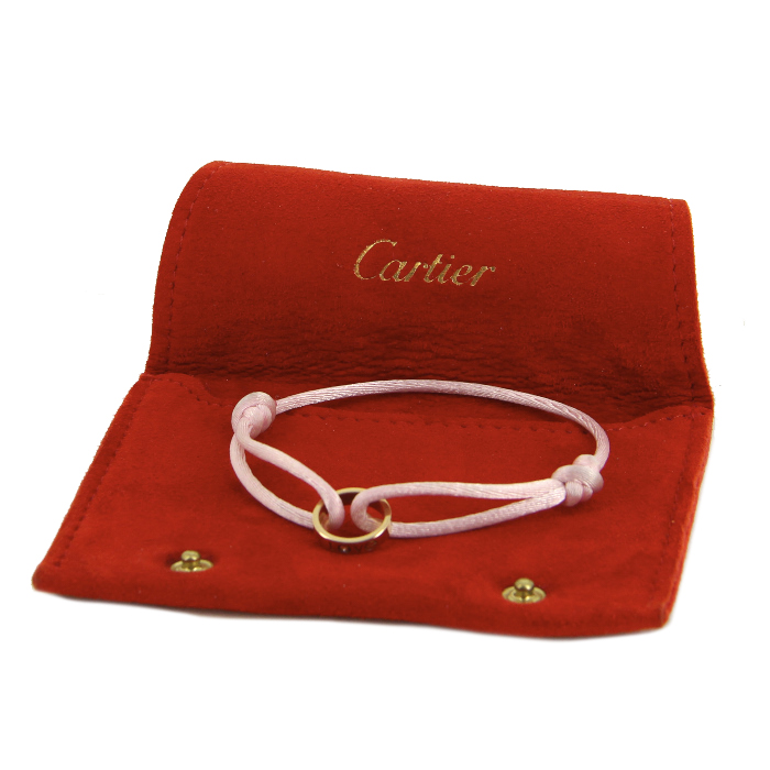 Brazalete Cartier Love en oro rosa y diamante - Detail D2