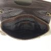 Gucci handbag in brown and beige monogram canvas and brown leather - Detail D2 thumbnail