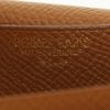 Hermes Béarn wallet in brown epsom leather - Detail D2 thumbnail