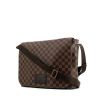 Louis Vuitton District messenger bag in ebene damier canvas and brown canvas - 00pp thumbnail