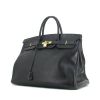 Hermes Birkin 40 cm handbag in black leather - 00pp thumbnail