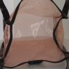 Lanvin Shopping bag in tela trasparente e pelle verniciata nera - Detail D2 thumbnail
