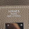 Hermes Birkin 40 cm handbag in etoupe togo leather - Detail D3 thumbnail