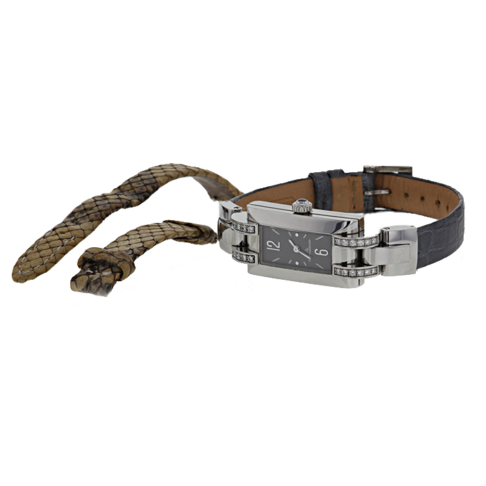 Jaeger Lecoultre Ideale watch in stainless steel Ref:  460808 Circa  2000